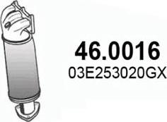 ASSO 46.0016 - Катализатор autospares.lv