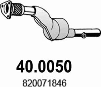 ASSO 40.0050 - Катализатор autospares.lv