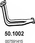 ASSO 50.1002 - Труба выхлопного газа autospares.lv
