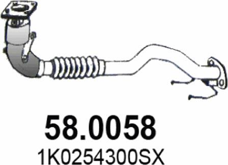 ASSO 58.0058 - Катализатор autospares.lv