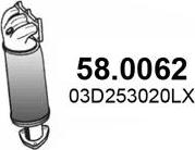 ASSO 58.0062 - Катализатор autospares.lv