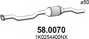 ASSO 58.0070 - Катализатор autospares.lv