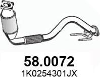 ASSO 58.0072 - Катализатор autospares.lv