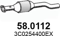 ASSO 58.0112 - Катализатор autospares.lv
