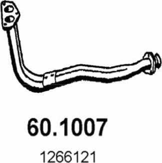 ASSO 60.1007 - Труба выхлопного газа autospares.lv