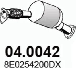 ASSO 04.0042 - Катализатор autospares.lv