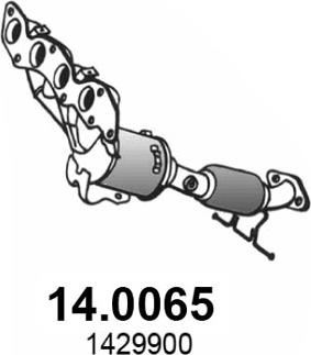 ASSO 14.0065 - Катализатор autospares.lv