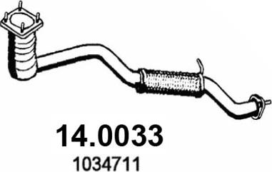 ASSO 14.0033 - Катализатор autospares.lv