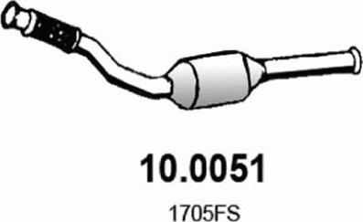 ASSO 10.0051 - Катализатор autospares.lv