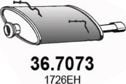 ASSO 36.7073 - Глушитель выхлопных газов, конечный autospares.lv