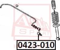 ASVA 0423-010 - Тяга / стойка, стабилизатор autospares.lv