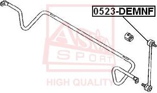 ASVA 0523-DEMNF - Тяга / стойка, стабилизатор autospares.lv