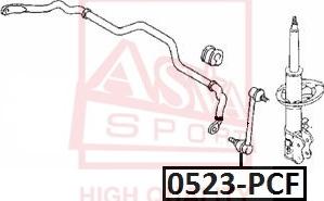 ASVA 0523-PCF - Тяга / стойка, стабилизатор autospares.lv