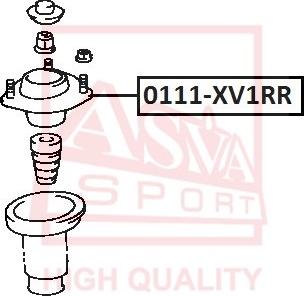 ASVA 0111-XV1RR - Элементы крепления амортизатора autospares.lv