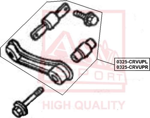 ASVA 0325-CRVUPL - Рычаг подвески колеса autospares.lv