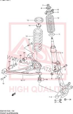 ASVA 0724-004B - Рычаг подвески колеса autospares.lv