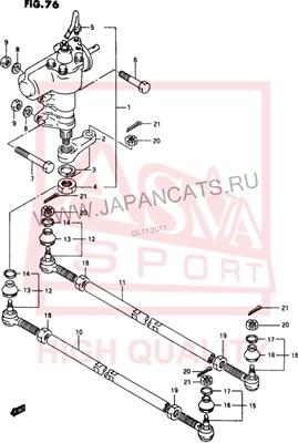 ASVA 0721-SN - Наконечник рулевой тяги, шарнир autospares.lv