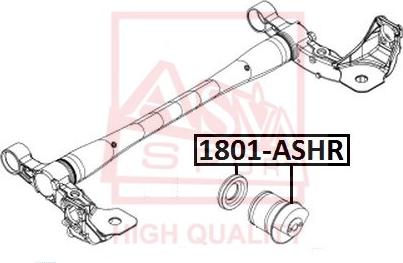 ASVA 1801-ASHR - Сайлентблок, рычаг подвески колеса autospares.lv