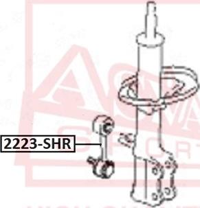 ASVA 2223-SHR - Тяга / стойка, стабилизатор autospares.lv