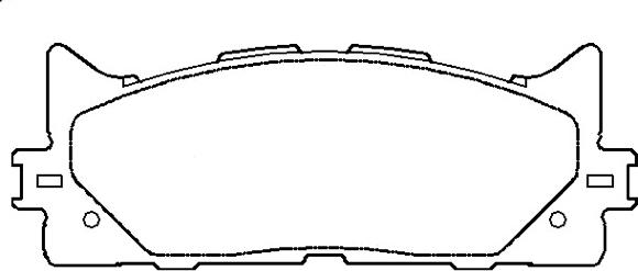 ASVA AKD-562H - Тормозные колодки, дисковые, комплект autospares.lv