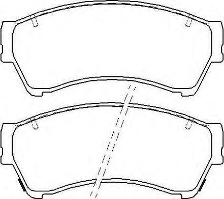 COLDAX CB110988 - Тормозные колодки, дисковые, комплект autospares.lv