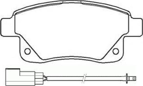 ASVA AKD-0046 - Тормозные колодки, дисковые, комплект autospares.lv