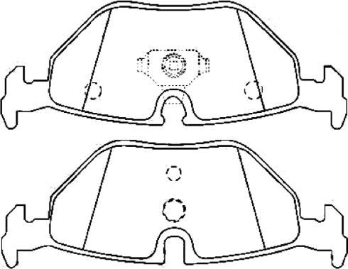 DJ Parts BP1185 - Тормозные колодки, дисковые, комплект autospares.lv