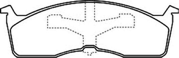 ASVA AKD-0110 - Тормозные колодки, дисковые, комплект autospares.lv