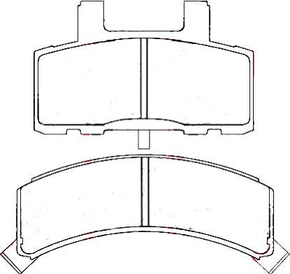 Meyle 025 254 6116 - Тормозные колодки, дисковые, комплект autospares.lv