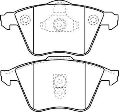 Trusting 614 - Тормозные колодки, дисковые, комплект autospares.lv