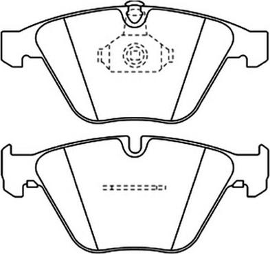 ASVA AKD-0222 - Тормозные колодки, дисковые, комплект autospares.lv