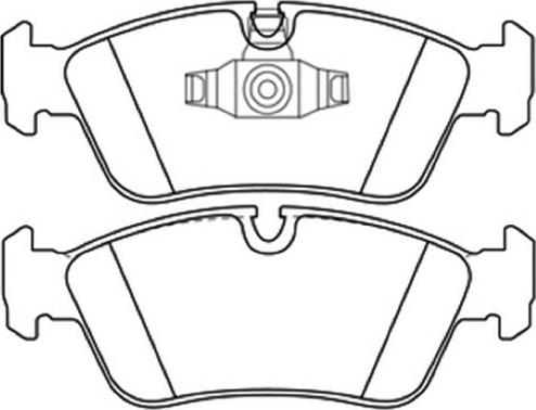 ASVA AKD-1011 - Тормозные колодки, дисковые, комплект autospares.lv