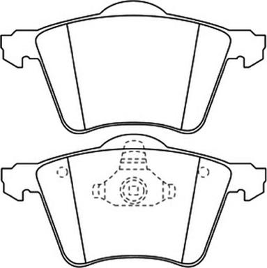 Galfer 21252 - Тормозные колодки, дисковые, комплект autospares.lv