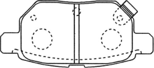 ASVA AKD-12130 - Тормозные колодки, дисковые, комплект autospares.lv