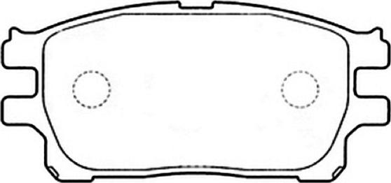 First Line 3468 - Тормозные колодки, дисковые, комплект autospares.lv