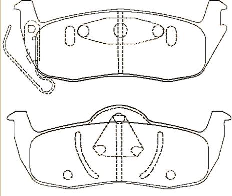 ASVA AKD-871AB - Тормозные колодки, дисковые, комплект autospares.lv