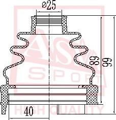 ASVA ASBT-INGSV4 - Пыльник, приводной вал autospares.lv