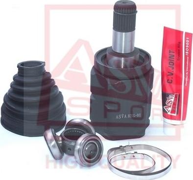 ASVA BX5IL-001 - Шарнирный комплект, ШРУС, приводной вал autospares.lv