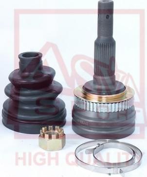 ASVA DW-006A47 - Шарнирный комплект, ШРУС, приводной вал autospares.lv