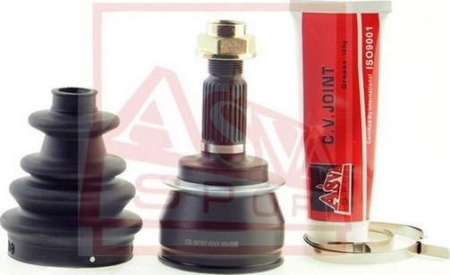 ASVA MN-R50 - Шарнирный комплект, ШРУС, приводной вал autospares.lv