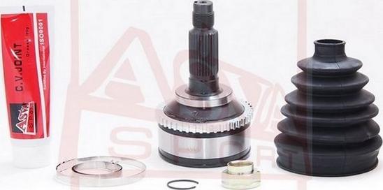 ASVA MZ-MP2A44 - Шарнирный комплект, ШРУС, приводной вал autospares.lv