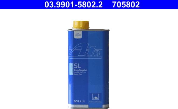ATE 03.9901-5802.2 - Тормозная жидкость autospares.lv
