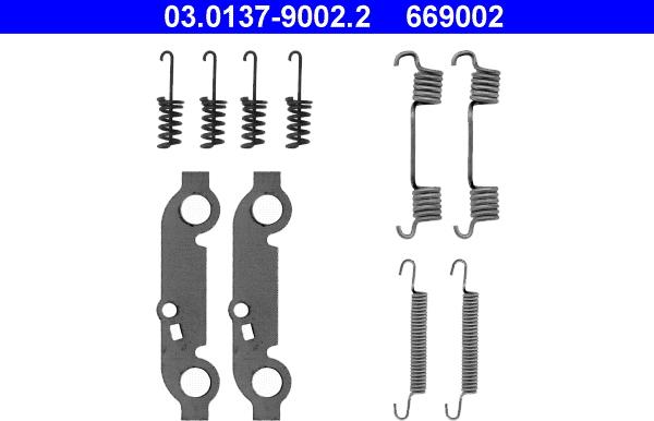 ATE 03.0137-9002.2 - Комплектующие, стояночная тормозная система autospares.lv