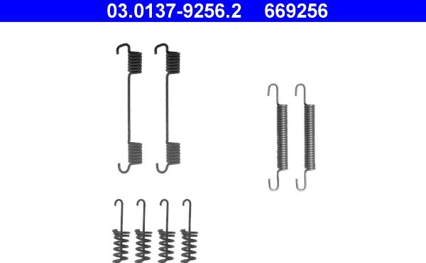 ATE 03.0137-9256.2 - Комплектующие, стояночная тормозная система autospares.lv