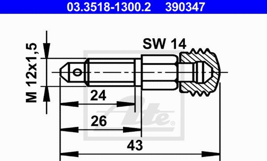 ATE 11.9601-9721.2 - Тормозной суппорт autospares.lv