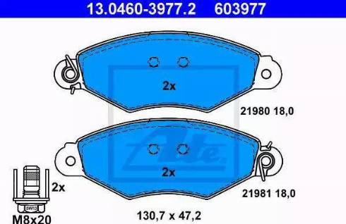 Alpha Brakes HKP-RE-028 - Тормозные колодки, дисковые, комплект autospares.lv