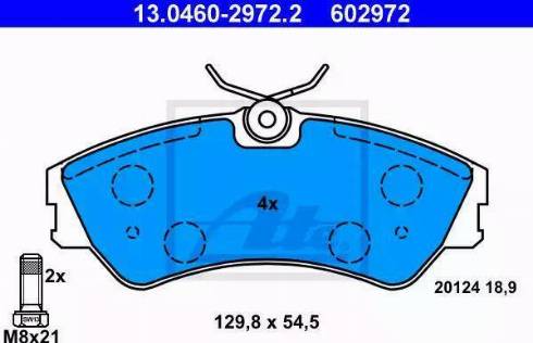 Alpha Brakes HKP-VW-021 - Тормозные колодки, дисковые, комплект autospares.lv