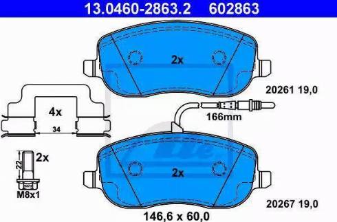 Alpha Brakes HKP-CT-043 - Тормозные колодки, дисковые, комплект autospares.lv