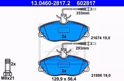 Alpha Brakes HKP-PE-024 - Тормозные колодки, дисковые, комплект autospares.lv