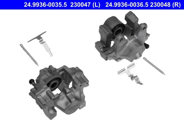 ATE 24.9936-0036.5 - Тормозной суппорт autospares.lv